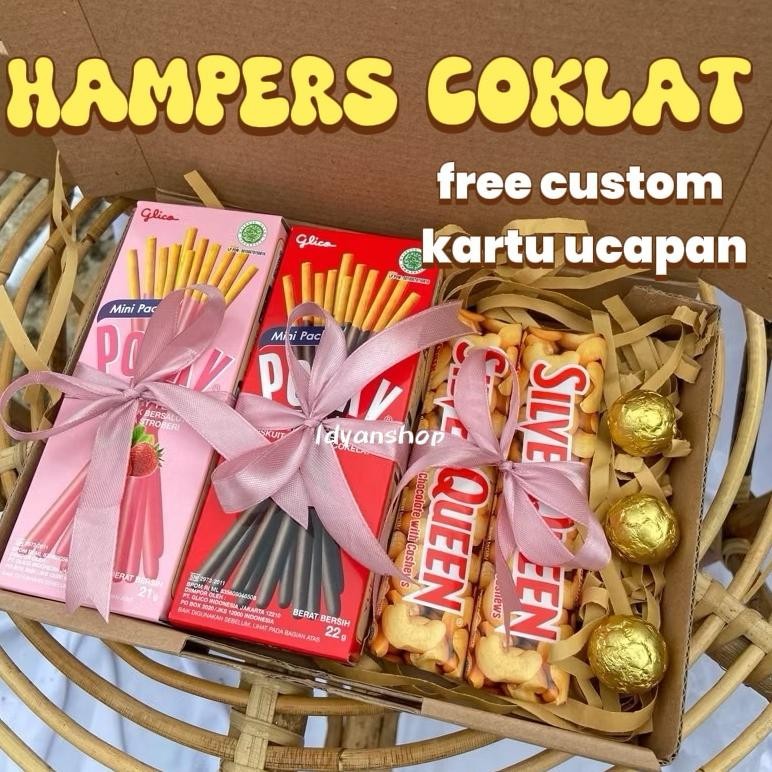 

HAMPERS COKLAT HAMPERS RAMADHAN IDUL FITRI KADO VALENTINE KADO PACAR GIFTBOX COKLAT GRADUATION SEMPRO HAMPERS SNACK aSt