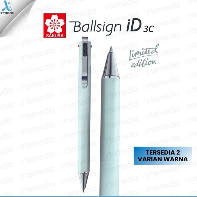 

NEW Sakura Ballsign ID 3C Multipen Ballpoint Gel Pen Retractable - Limited