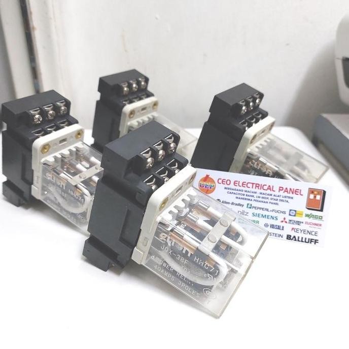 New Power Relay Tpdt 3X Spdt 40A 220V Ac Jqx-38F 3Z/Power Relay Tpdt 3X Spdt 40A 220V Ac Jqx-38F 3Z 