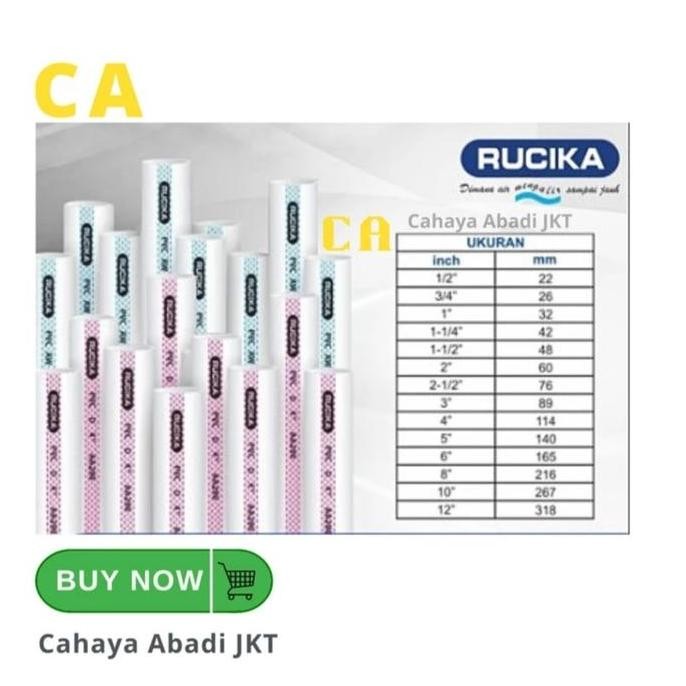 Pipa Air Pvc Rucika Wavin 4" / 4In D