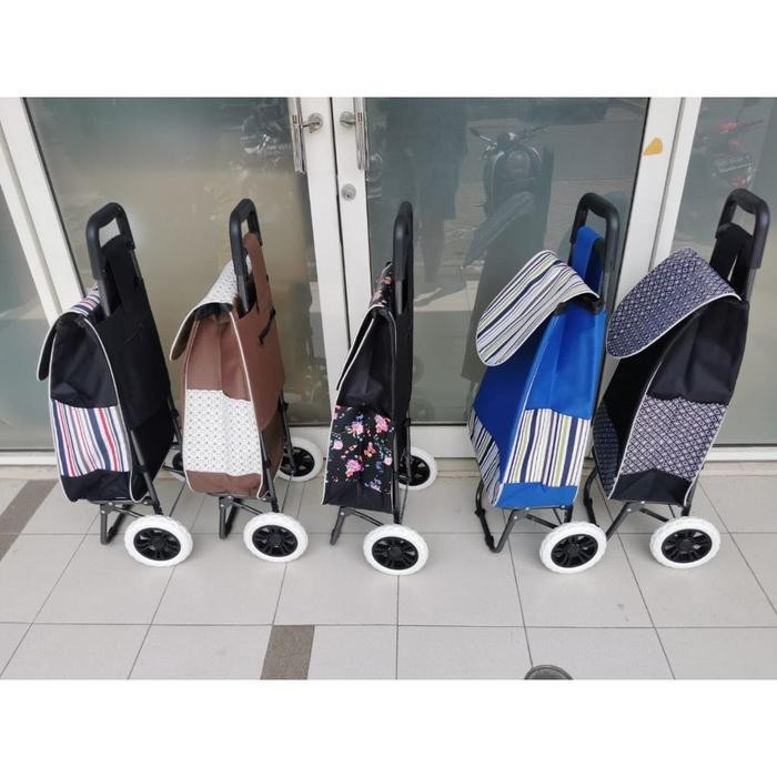 Tas Troli Belanja Roda Lipat Serbaguna Premium Quality Original Dan Terpercaya