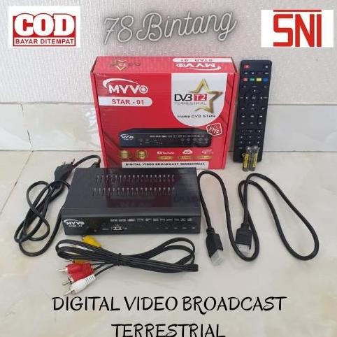 TERMURAH - Set Top Box Digital MYVO DV T2 Terrestrial - Set Top Box