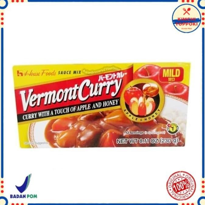 

DISKON! HOUSE VERMONT CURRY JUMBO MILD 230G - BUMBU KARI JEPANG RASA LEMBUT