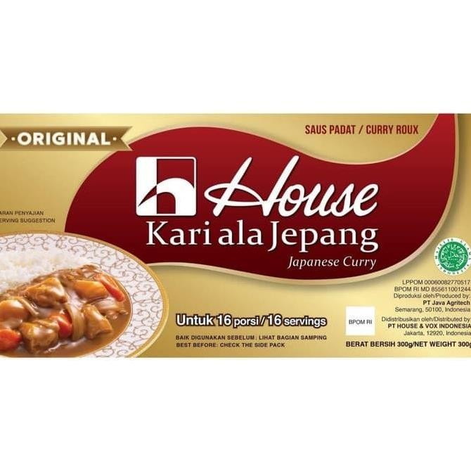 

DISKON! BUMBU KARI JEPANG ORIGINAL HOUSE 300GR