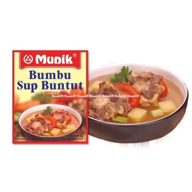

DISKON! MUNIK BUMBU SUP BUNTUT 80GR OXTAIL SOUP SEASONING INSTAN