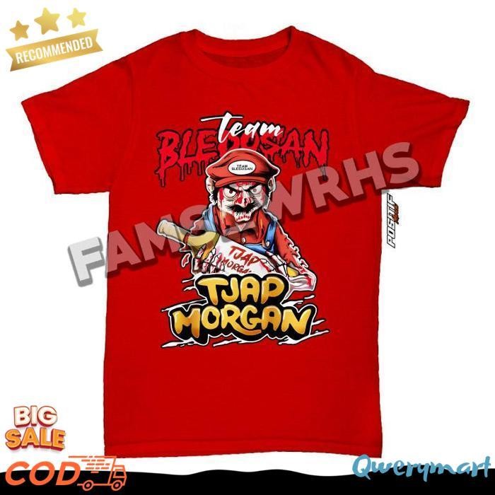 Baju Kaos Anak Laki Perempuan Sound Horeg Team Bledosan Tjap Morgan Jawa Timur
