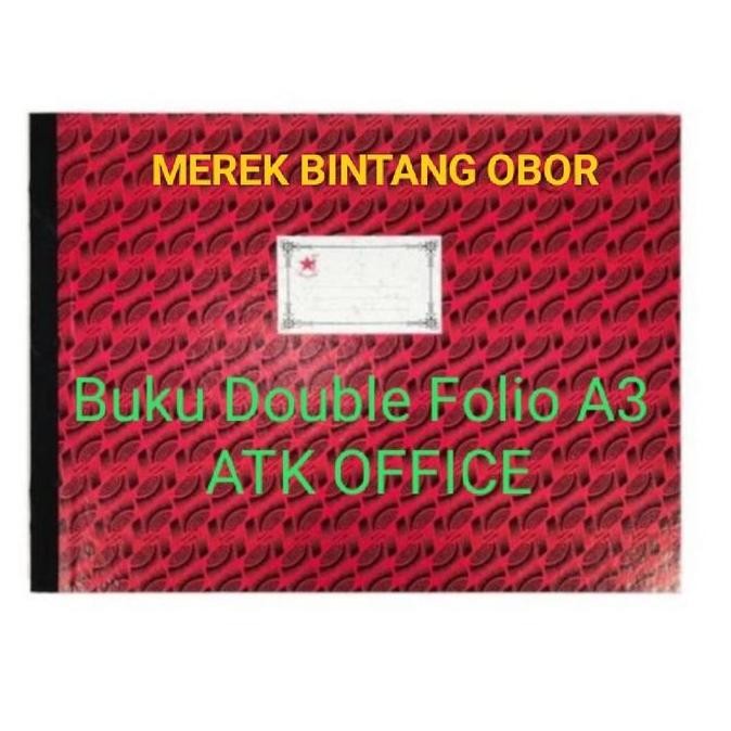 

DISKON! BUKU DOUBLE FOLIO A3 | BUKU BESAR UKURAN A3 TEBAL