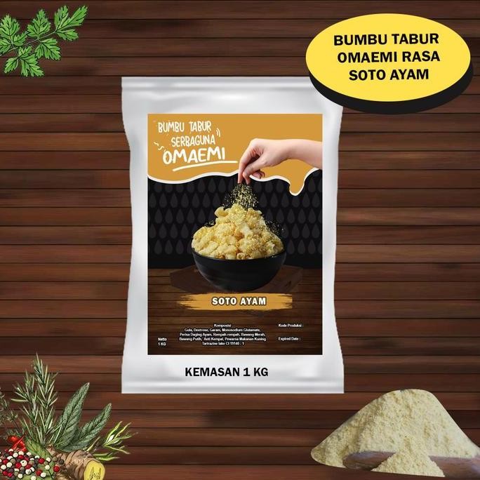

DISKON! BUMBU TABUR OMAEMI SOTO AYAM 1KG UNTUK SNACK KERIPIK & CAMILAN FOOD GRADE