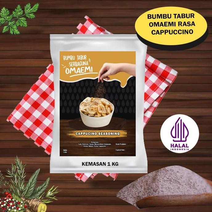 

DISKON! BUMBU TABUR OMAEMI CAPPUCCINO 1KG UNTUK SNACK KERIPIK & CAMILAN FOOD GRADE