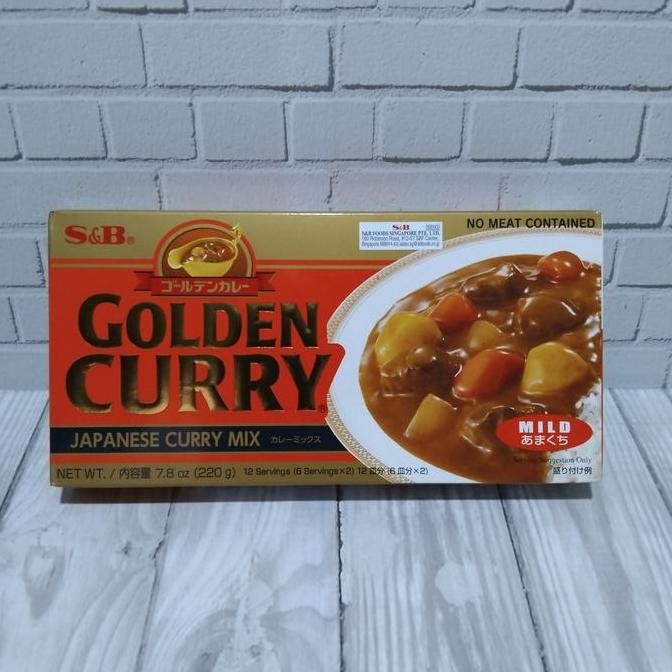 

DISKON! GOLDEN CURRY MILD ORANGE 220G BUMBU KARI JEPANG HALAL PRAKTIS