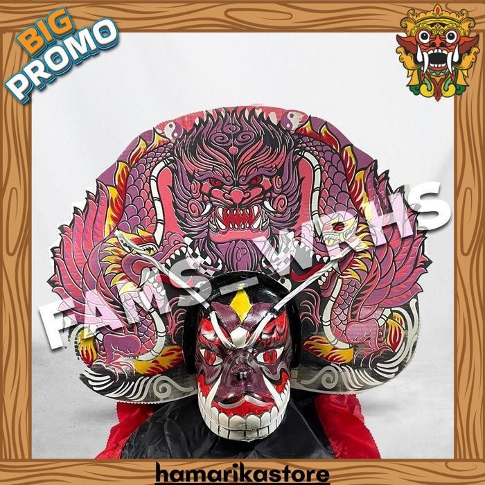 Barongan Anak Ukuran Jumbo Spons Devil Barongan Spons Barongan Merah Barongan Murah Jawa Timur