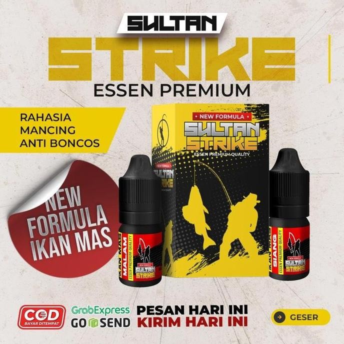 essen sultan strike premium anti boncos - umpan rahasia mancing ikan mas jitu stok terbatas