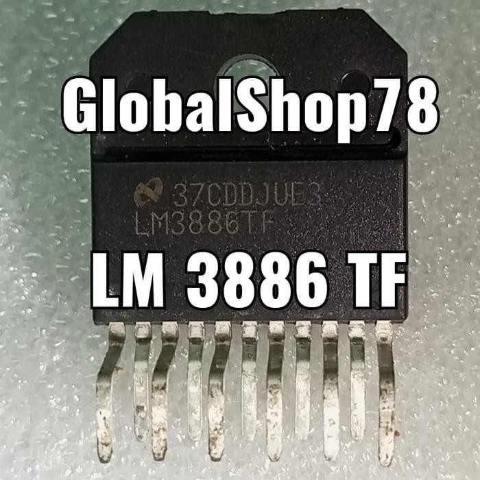 IC LM3886TF ORIGINAL ASLI LM 3886TF 3886 TF LM3886 TF AUDIO POWER AMPL