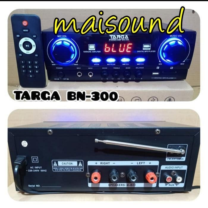 AMPLIFIER TARGA BN 300 AMPLI TARGA BN300 ORIGINAL BLUETOOTH USB ORI