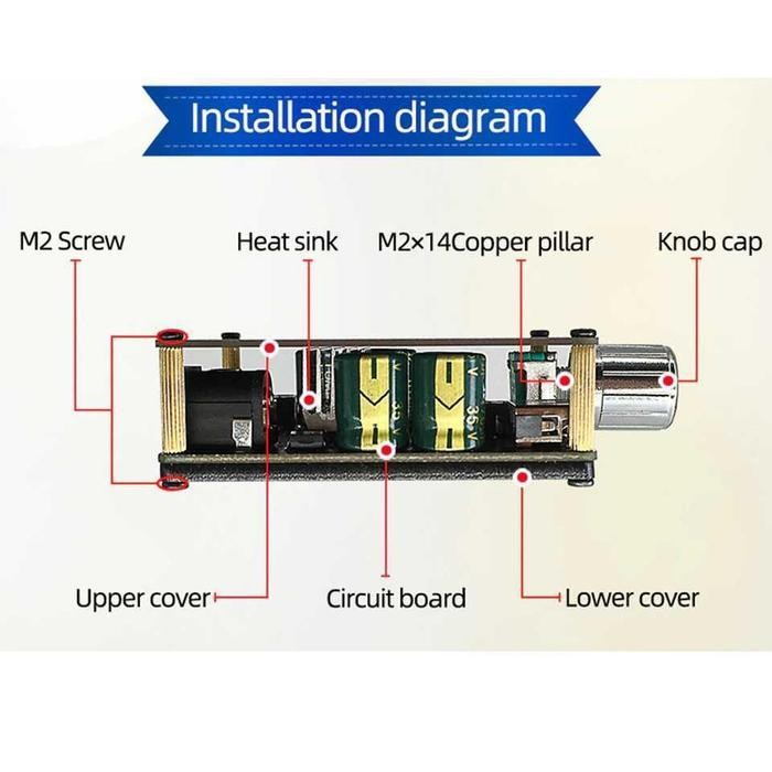 Amplifier Bluetooth 5.0 Class D 2x100W