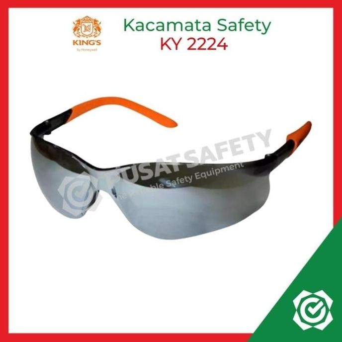 Kacamata Safety Mirror Kings Grey Ky2224