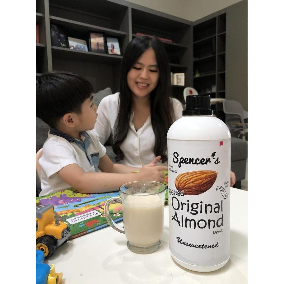 

[PROMO BUY 2 GET 1 FREE] Spencer's Almond Milk (1000ml) - Susu Almond ASI Booster Bebas Gula LM