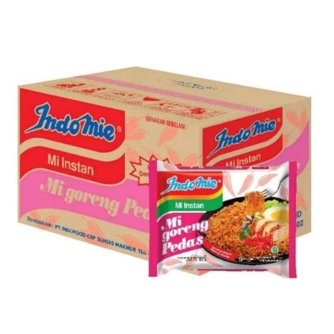 

INDOMIE GORENG PEDAS 80GR ISI 20 PCS/SETENGAH DUS LA