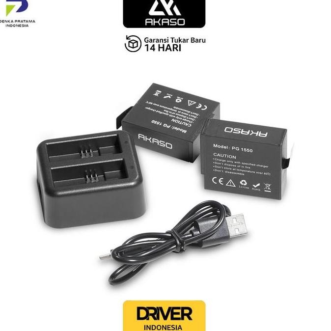 Akaso Battery Kit For Akaso Action Camera