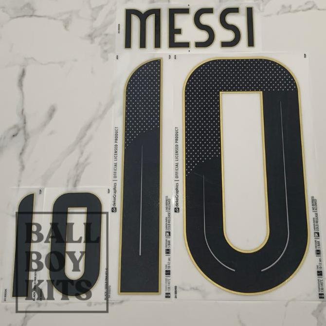 NEW Original #10 Messi Argentinaaa Home 2024-2025 Nameset