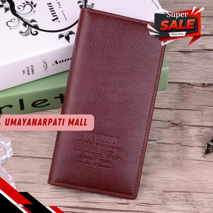 DOMPET PANJANG KULIT PRIA LIPAT TIPIS IMPORT MURAH GROSIR LONG WALLET COWOK PRODUK TERBAIK 
