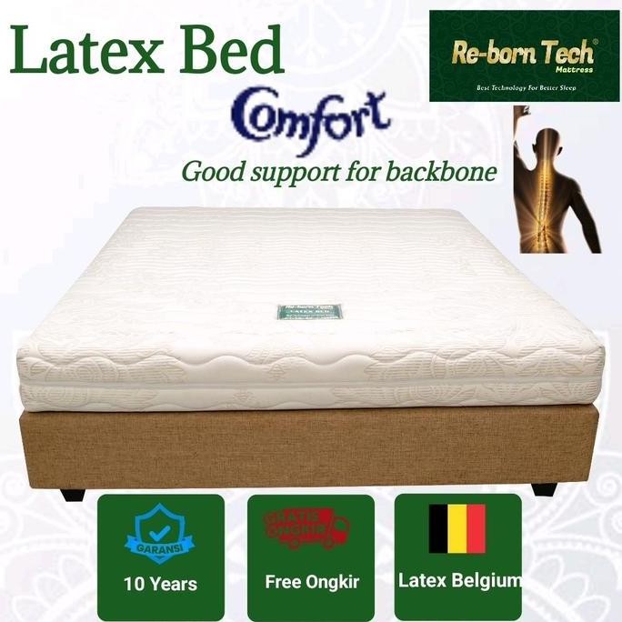 Kasur Latex Bed Orthopedic Reborn Tech Premium 120X200 Furniture