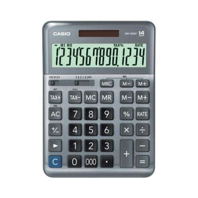 

Casio Dm-1400 Desktop Kalkulator / Calculator Kantor Meja Dm1400