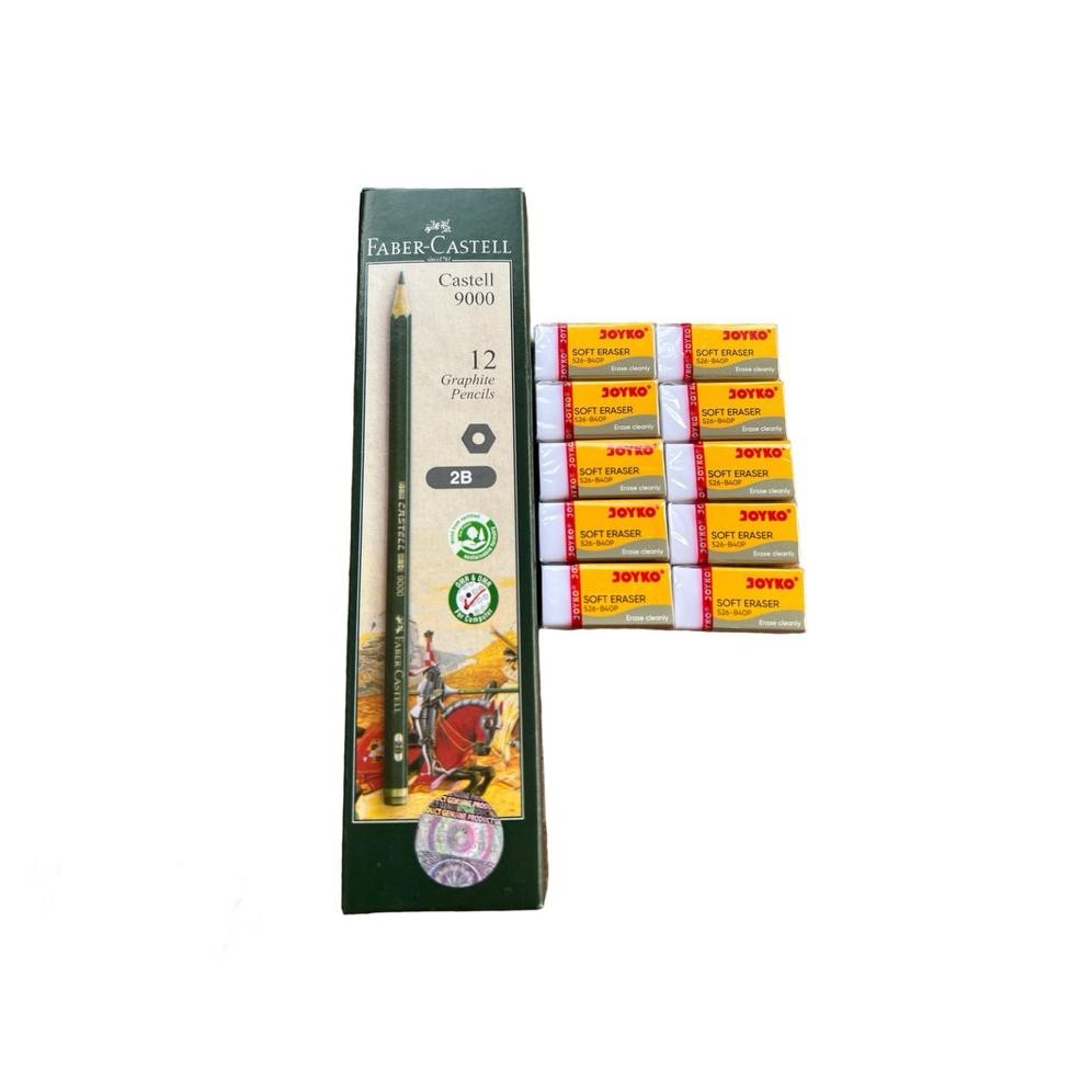 

( GRATIS 10 PCS PENGHAPUS) PENSIL FABER CASTEL 1 PACK ISI 12 - FLASH SALE