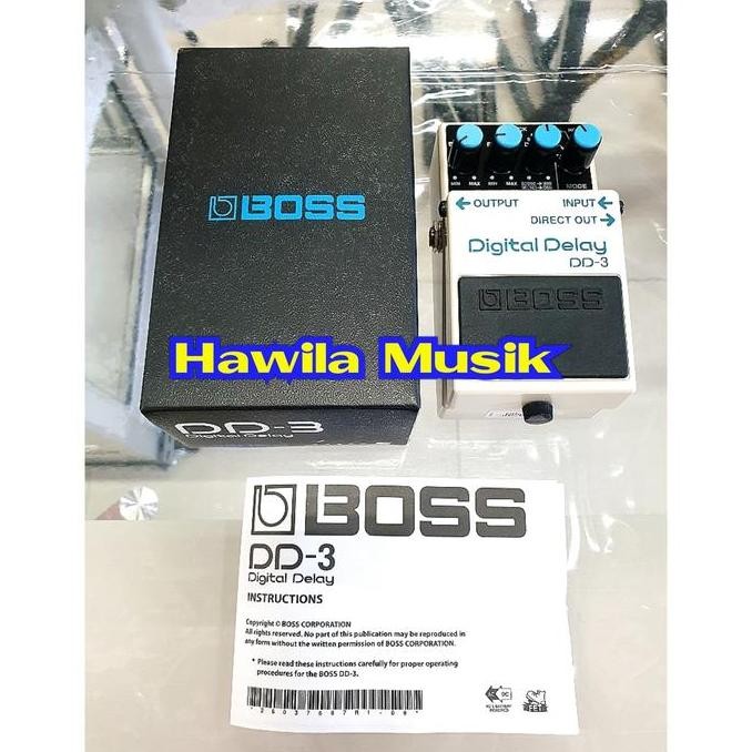 Efek Gitar Effect Guitar Boss Digital Delay Dd3 Dd 3