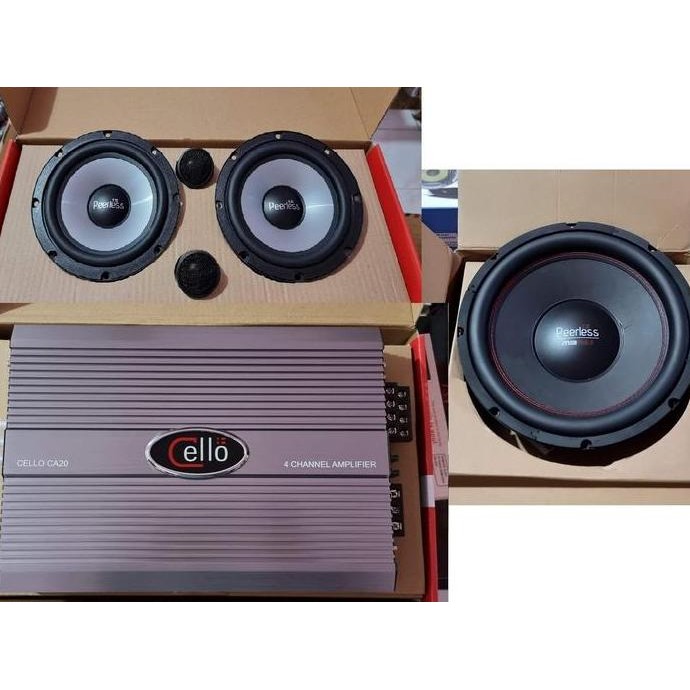 TERBARU - PAKETAN AUDIO BRANDED 2WAY SQL PEERLESS TC-5