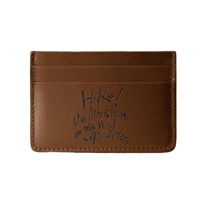 BEBAS ONGKIR - Faith Industries "Nameless Monster" Card Holder Brown