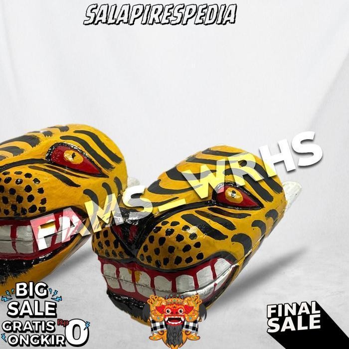 Barongan Kepruk Kucingan Kepala Barongan Jaranan Barongan Kayu (Bisa Cod) Jaranan