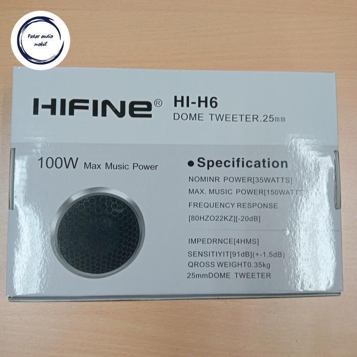 Tweeter Hifine Dome Tweeter HI-H6 / DOME HIFINE / HIFINE HI-H6