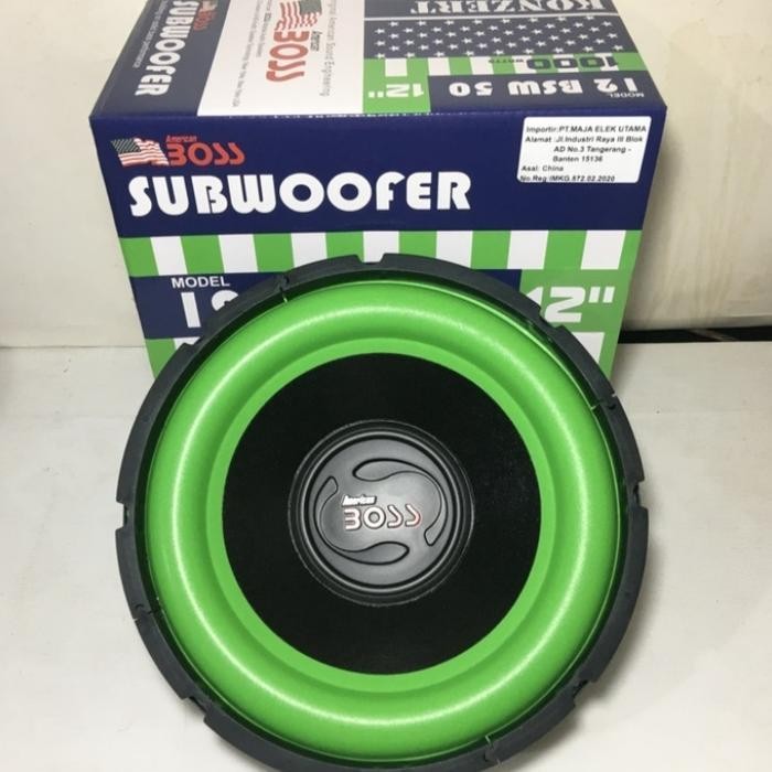 SUBWOOFER AMERICAN BOSS 12"DOUBLE COIL 12 BSW 50