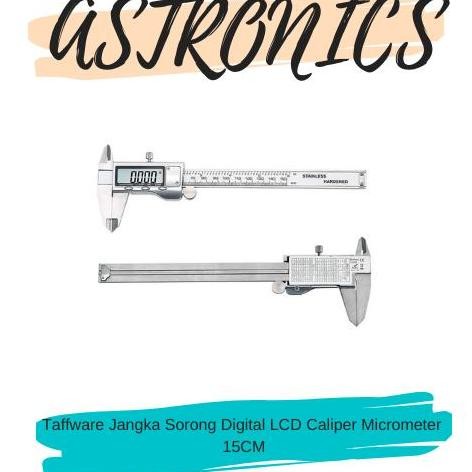 

Jangka Sorong Digital Taffware Lcd Vernier Caliper Micrometer