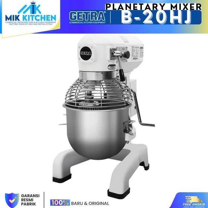 GETRA Planetary Mixer B-20HJ Mixer Roti 20 Liter Garansi Resmi
