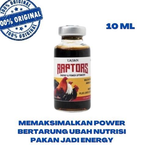 Premium Raptors Tajian Doping Ayam Petarung - Isi 10Ml Prermium