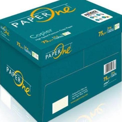 

BEBAS ONGKIR - [Grab/Gojek] Kertas Copy Print Folio F4 PaperOne 70 / 75 / 80 g Box