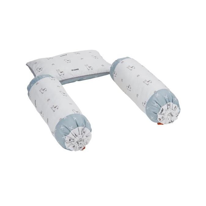 Diskon Omiland Set Bantal Guling + Bantal Peyang Bayi Alpaca Series Motif Karakter