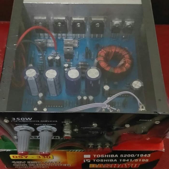 power kit bass monoblock bass master DSY -330 350 WATT