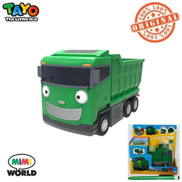 Diskon Mainan Tayo Max Dump Truck TYX218003 - Mobil Truk Pasir Mimi World Korea