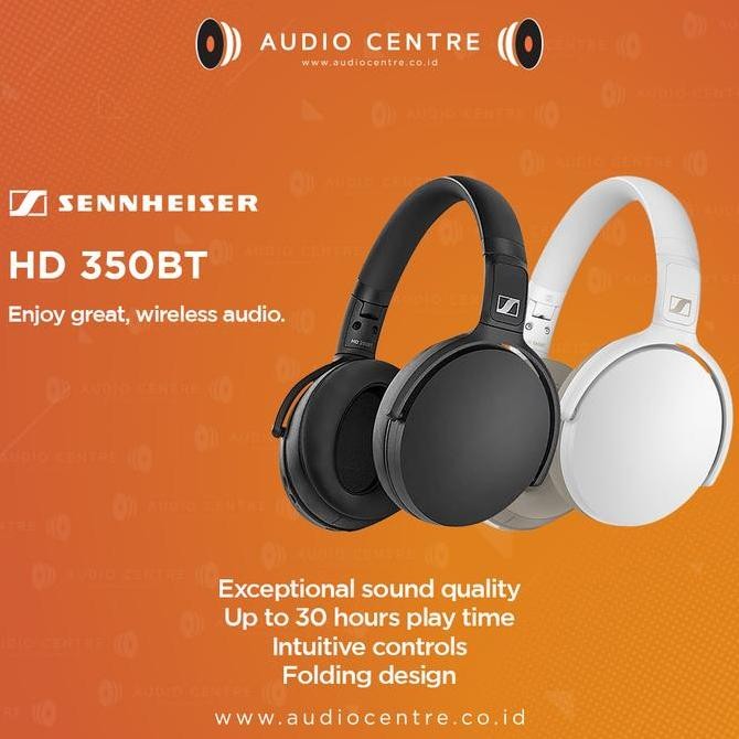 TERMURAH - Sennheiser HD 350BT Bluetooth Headphone HD350BT HD350 BT HD 350 BT