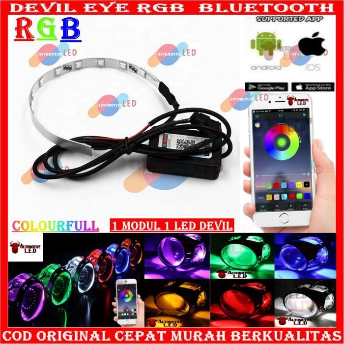 Devil Led RGB 360 modul controller APP BLUETOOTH 2 pcs led 1 pcs app modul de RGB 360 Set
