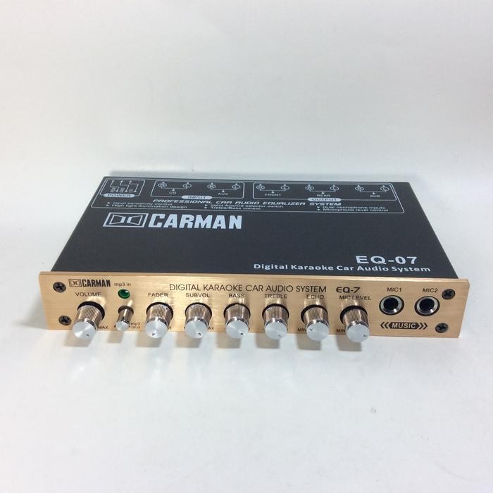 PARAMETRIK EQUALIZER PRE AMP CARMAN EQ 7 ORIGINAL