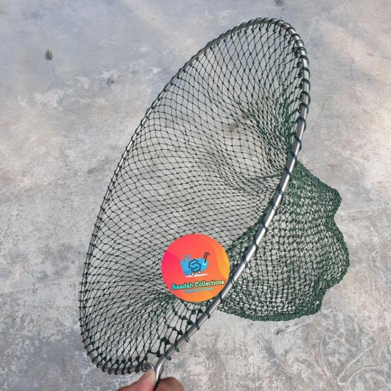 Terlaris Jaring Serok Ikan Besar Besi Stainless Benang Tebal Se-34