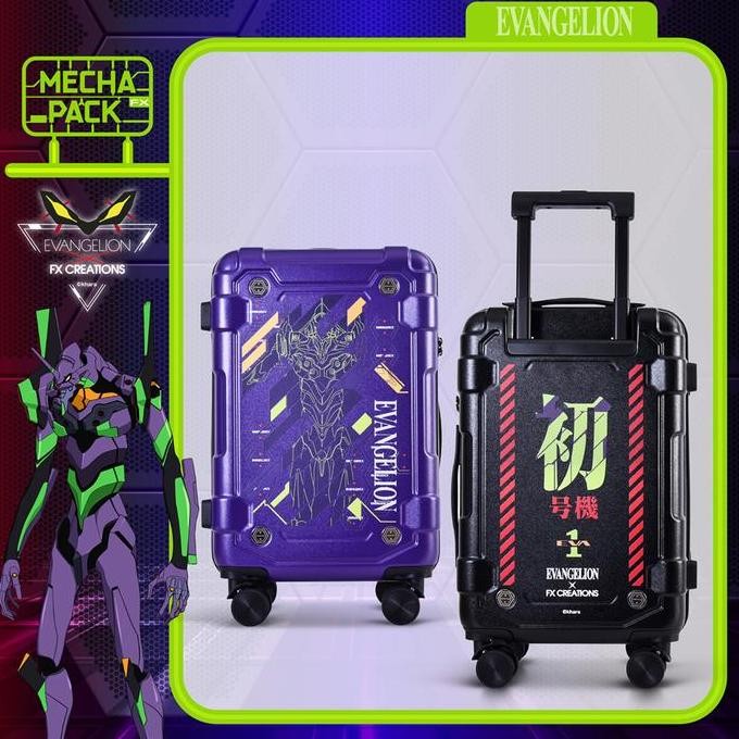 NEW Koper Evangelion x FX Creations 20 Inch Luggage Special Edition