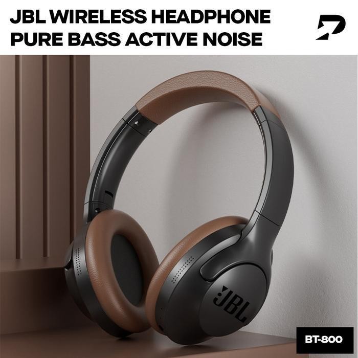 GX JBL WIRELESS HEADPHONES PURE BASS ACTIVE NOISE CANCELLATION BT-800