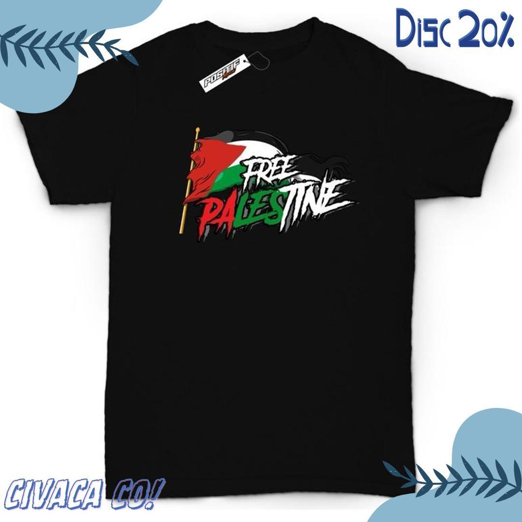 Kaos Anak Distro Palestina Bahan Pe Soft S-2Xl Flash Sale Diskon Hingga 70%