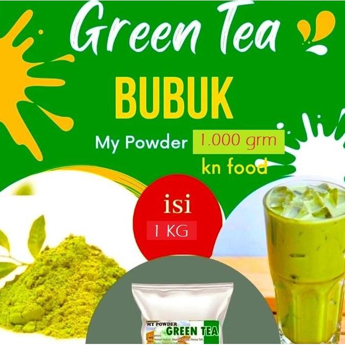 

Bubuk Green Tea -Powder Bubuk Matcha Green Tea 1000 Gram (Mine)