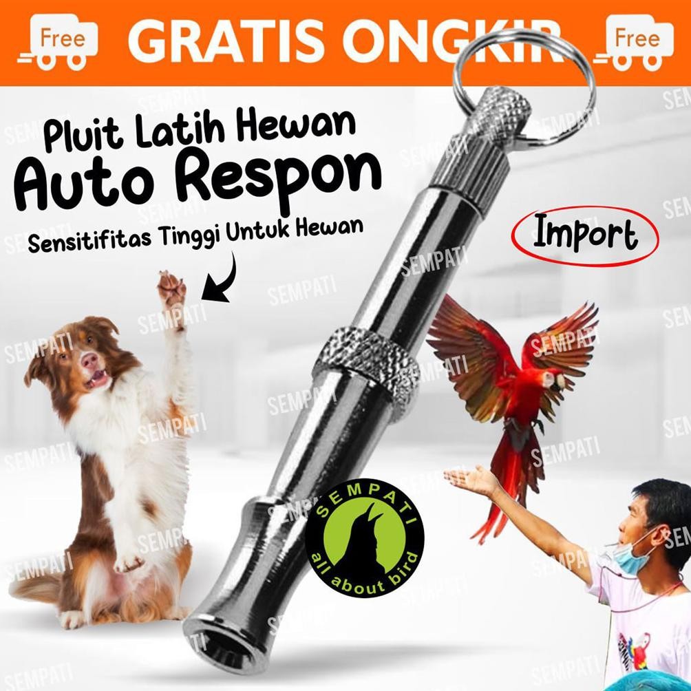SEMPATI Peluit Ultrasonik Anjing Latih Burung Falconry Elang Pluit Burung Ultrasonic Whisle Whistle 
